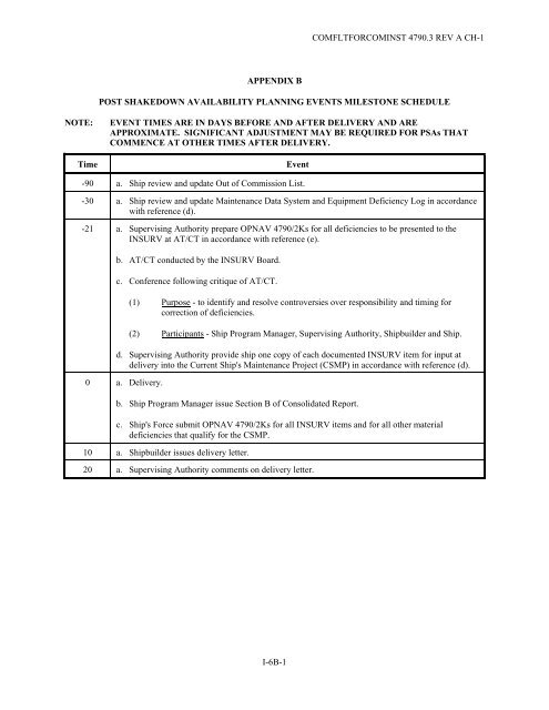 JOINT FLEET MAINTENANCE MANUAL