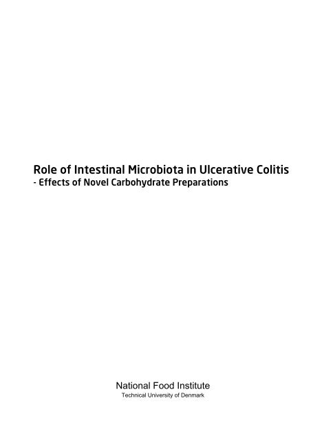 Role of Intestinal Microbiota in Ulcerative Colitis