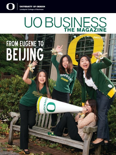 FALL 2012 - Lundquist College of Business - University of Oregon