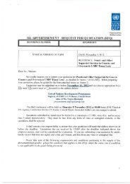 re-advertisement — request for quotation rfq - UNDP Timor-Leste ...