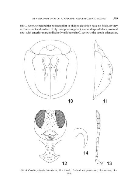 New records of Asian and Australopapuan Cassidinae, with a ...