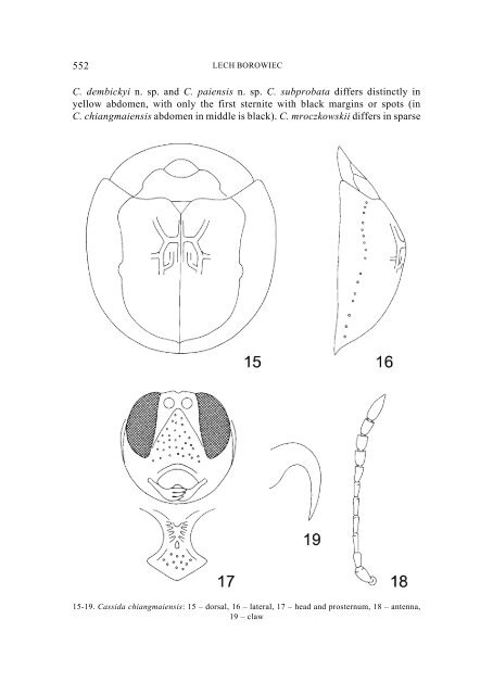 New records of Asian and Australopapuan Cassidinae, with a ...