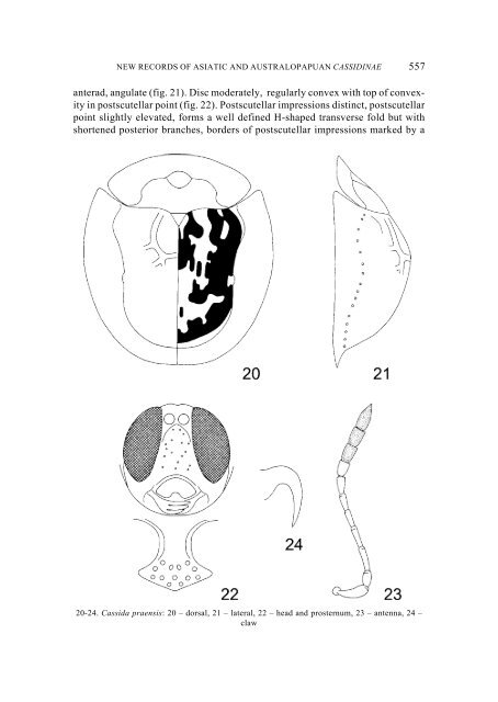 New records of Asian and Australopapuan Cassidinae, with a ...