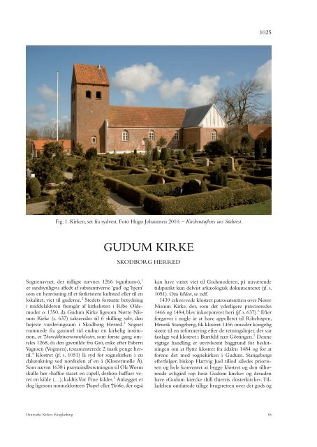 GuDum KiRKE - Danmarks Kirker - Nationalmuseet
