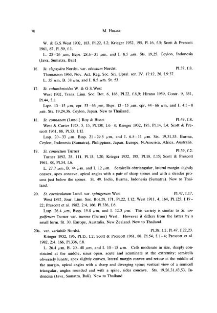 Desmids from Thailand and Malaysia