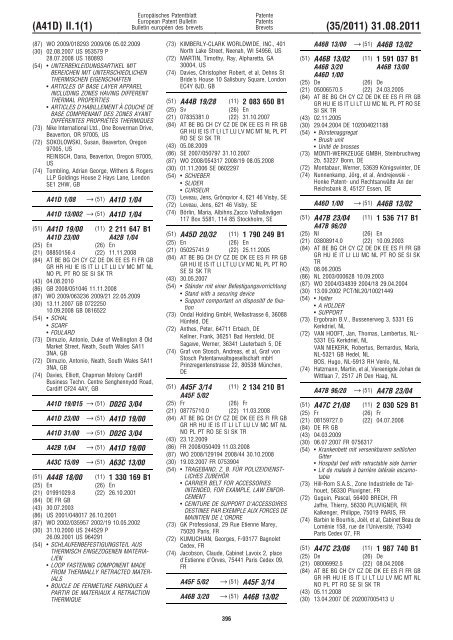 Bulletin 2011/35 - European Patent Office