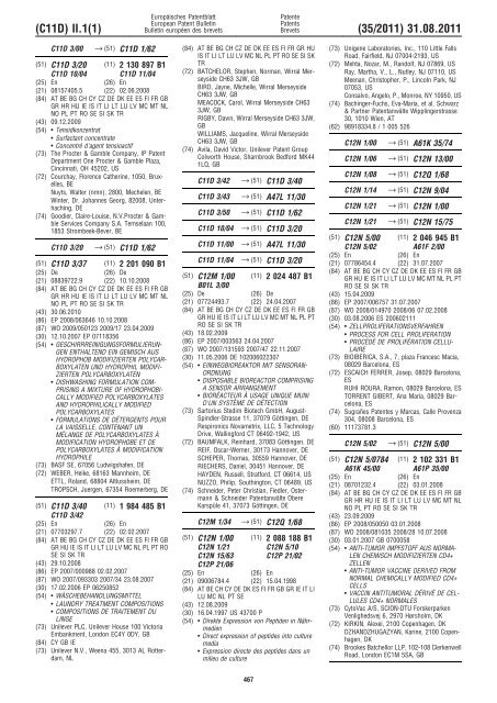 Bulletin 2011/35 - European Patent Office