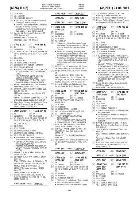 Bulletin 2011/35 - European Patent Office