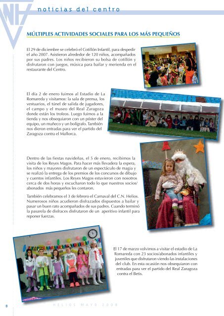 Revista Nº 54-Mayo 2008 - Centro Natación Helios