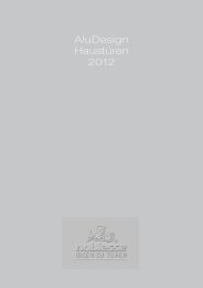 AluDesign Haustüren 2012