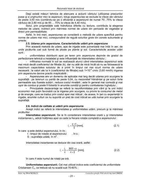 TEZA DE DOCTORAT - Universitatea Transilvania