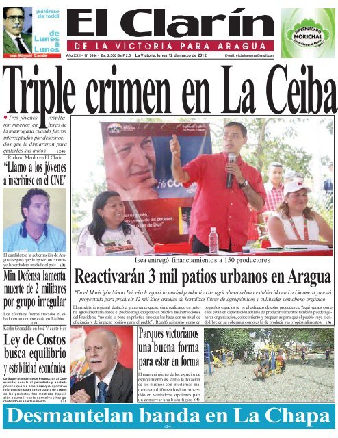 Desmantelan banda en La Chapa Reactivarán 3 mil ... - El Clarín