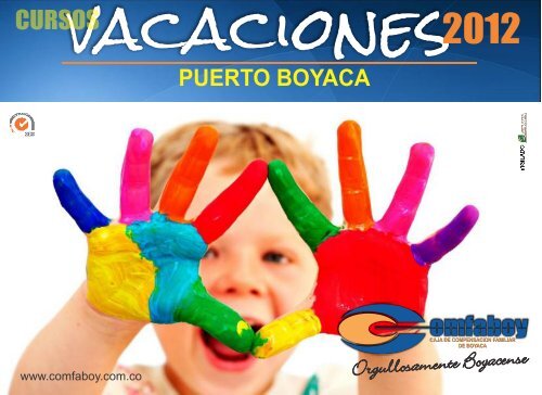 cartilla cursos VACACIONES PUERTO BOYACA - Comfaboy