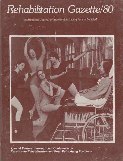 Rehabilitation Gazette (Vol. 23, 1980) - Polio Place