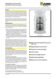 PKS-A 800 für Abwasserpumpen - ABT Pumpentechnik