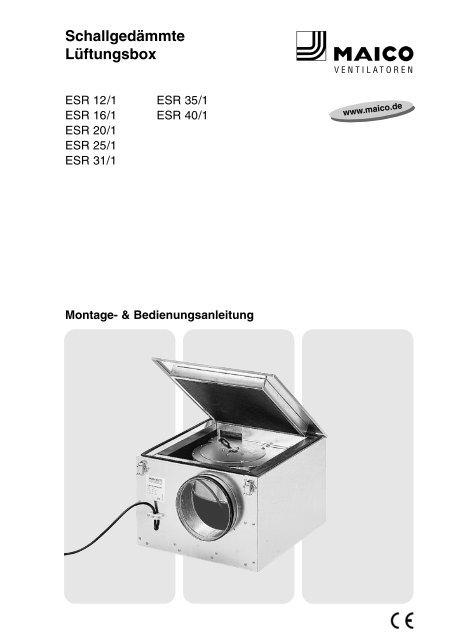 Produktbild von Maico Einbaurahmen Für Ventil EBR-D 20 # 0092.0497