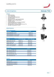 Zehnder TVA - Comfosystems