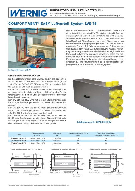 Erdwärmetauscher- und Luftverteilsystem COMFORT-VENT® EASY