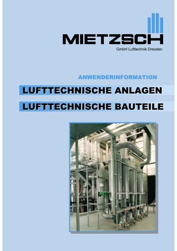 lufttechnische anlagen lufttechnische bauteile - Rosenberg Belgium ...