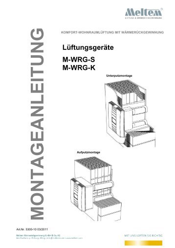 Montageanleitung M-WRG-S/K - Meltem