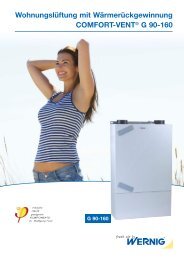 Comfort-Vent ® G 90-160 - Wernig