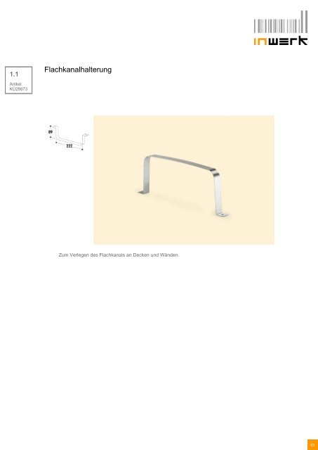 Abluft-Systeme 222x89 mm COMPAIR flow 150 - Inwerk Kuechen ...