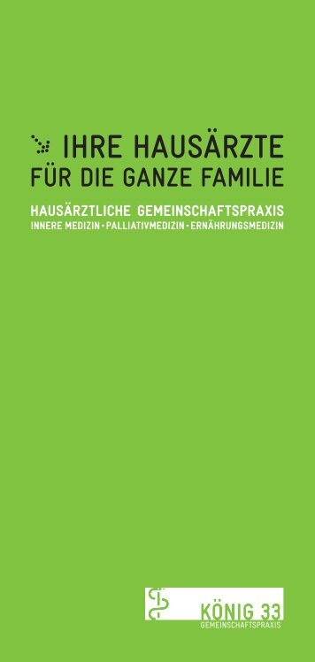 IHRE HAUSÄRZTE - gemeinschaftspraxis koenig 33