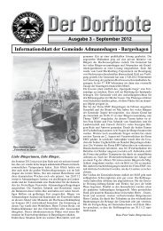 Ausgabe 3, September 2012 - Admannshagen-Bargeshagen