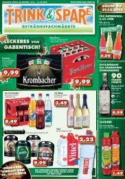 9,99 - Trink & Spare Getränkefachmärkte GmbH