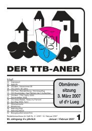 DER TTB-ANER - TTB Burgdorf