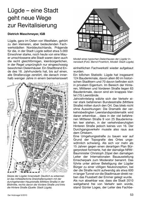 Lügde – eine Stadt geht neue Wege zur Revitalisierung - Hummersen