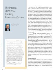 The Integra /ComPASS Tracking Assessment System