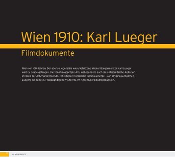 Wien 1910: Karl Lueger