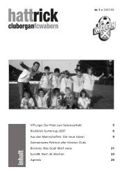 Hattrick Ausgabe 1 - Saison 2007/2008 - FC Wabern - Home