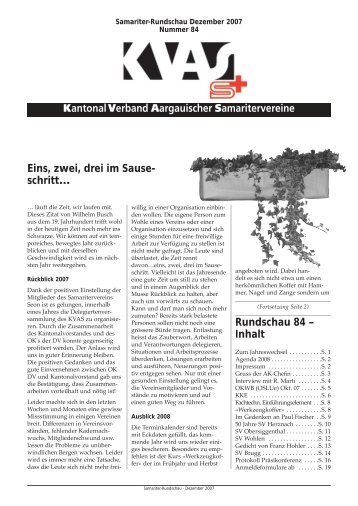 Eins, zwei, drei im Sause - Kantonalverband Aargauischer ...