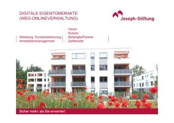 DIGITALE EIGENTÜMERAKTE (WEG ... - Joseph-Stiftung
