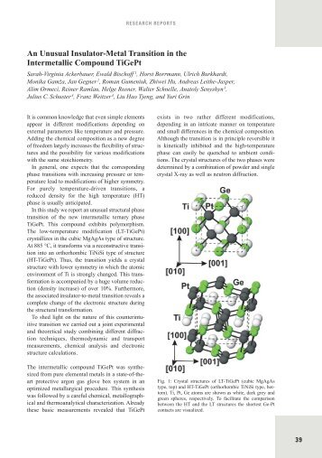 An Unusual Insulator-Metal Transition in the Intermetallic