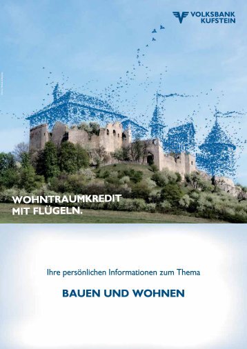 Wohnbaufolder - Volksbank Kufstein