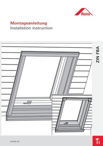 Kunststoff – Innenfutter 1x1 mit Fensterbank - Roto