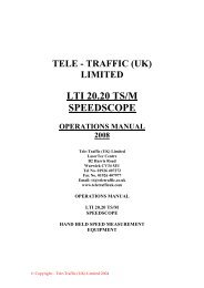 LTI 20.20 TS/M SPEEDSCOPE - Tele-Traffic