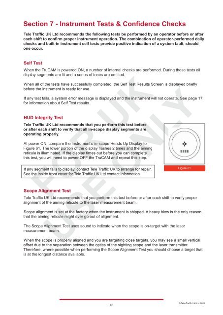 LTI TRUCAM LASER MEASUREMENT DEVICE - Tele-Traffic