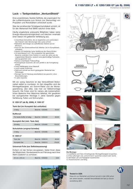 K 1100/1200 LT + K 1200/1300 GT (ab Bj. 2006) - Wunderlich