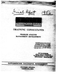 TWI Inc., Japan Report 1956 - Training Within Industry Service