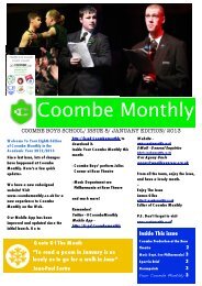 January 2013 - Coombe Monthly