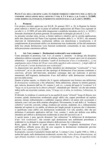DGR 184/2012 - Regione Lazio