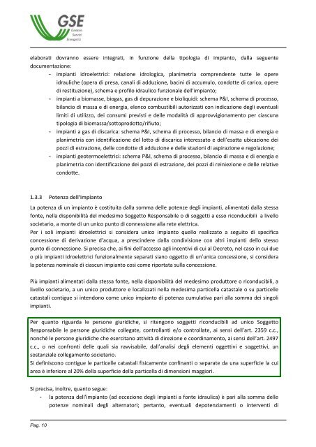 Incentivazione della produzione di energia elettrica da ... - Gse