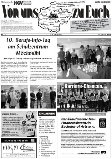 10. Berufs-Info-Tag am Schulzentrum Möckmühl - Handels- und ...