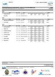 Crystal Reports - Resultados - Masters in Berlin