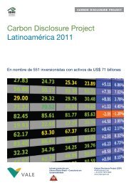 Carbon Disclosure Project Latinoamérica 2011