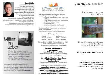 „Berti, Du bleibst - Pallottinische Niederlassung Haus Wasserburg